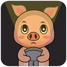 animal pig piggy cute flashlight