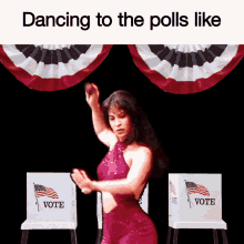 Dancing To The Polls Like Dancing GIF - Dancing To The Polls Like Dancing Dance GIFs