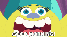 Good Morning Smidge GIF - Good Morning Smidge The Trolls Beat Goes On GIFs