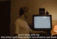 Don'T Mess With Me This Kitty'S Got Claws Jeffrey Dahmer GIF - Don'T Mess With Me This Kitty'S Got Claws Jeffrey Dahmer Tv GIFs