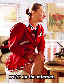 Glee Brittany Pierce GIF - Glee Brittany Pierce Were On The Internet GIFs