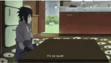Sasuke Its So Quiet GIF - Sasuke Its So Quiet Naruto GIFs