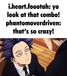 i heart foootah yo look at that combo phantomoverdriven that 's so crazy