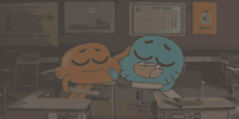 Darwin And Gumball Best Friends Galius And Matty Best Friends GIF - Darwin And Gumball Best Friends Galius And Matty Best Friends Dape Italian Mode GIFs
