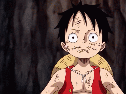 Luffy One Piece GIF - Luffy One Piece Tilt Head - Discover & Share GIFs