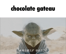 Yoda Chocolate GIF