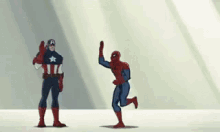 Superhero High Five GIF - The Avengers High Five Captain America GIFs