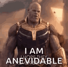 Thanos Anevidable GIF - Thanos Anevidable Infinity War GIFs