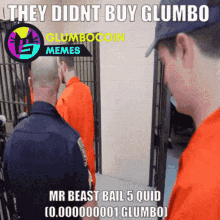 glumbocoin glumbo jail mr beast mr bean