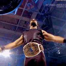 Seth Rollins Intercontinental Champion GIF - Seth Rollins Intercontinental Champion Entrance GIFs