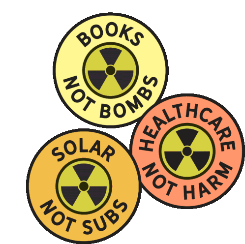 Nti Nuclear Threat Inititative Sticker - Nti Nuclear Threat Inititative War Stickers