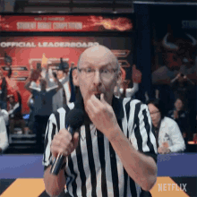 Blowing A Whistle Brad Gregory GIF - Blowing A Whistle Brad Gregory Space Force GIFs