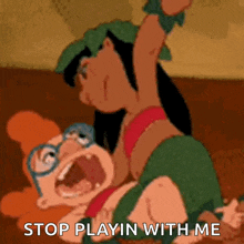 Beating Up Beating Up Lilo GIF