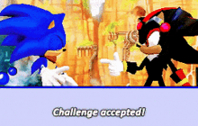 sonic the hedgehog challenge accepted shadow the hedgehog challenge sonic boom shattered crystal