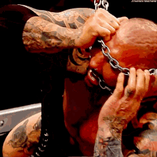 Triple H Batista GIF - Triple H Batista Steel Chain GIFs