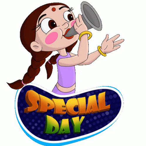Enjoy Your Special Day Chutki GIF - Enjoy Your Special Day Chutki Chhota  Bheem - Discover & Share GIFs