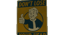 Don'T Lose Your Head Propaganda Sticker - Don'T Lose Your Head Propaganda Fallout Stickers