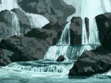 Fall Waterfall GIF