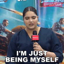 I'M Just Being Myself Anjali Anand GIF - I'M Just Being Myself Anjali Anand Pinkvilla GIFs