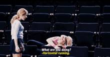 9. Exercising, At Least For A Few Minutes. GIF - Pitch Perfect Fat Amy Horizontal Running GIFs