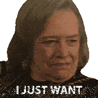 I Just Want You To Be Happy Kathy Bates Sticker
