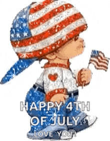 Happy4th Of July Sparkle GIF - Happy4th Of July Sparkle Fireworks GIFs