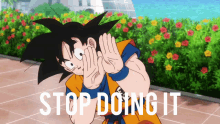 Stop Goku GIF - Stop Goku Dragonball Super GIFs