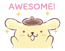awesome pompompurin good reaction