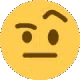 a purple devil emoji with horns and a smiling face on a white background .