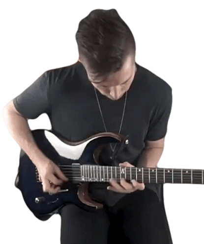 Playing The Guitar Cole Rolland Sticker - Playing The Guitar Cole Rolland Jamming Stickers