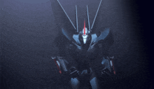 a robot with its arms outstretched in the air