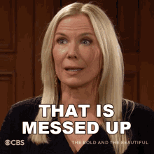 That Is Messed Up Brooke Logan Forrester GIF - That Is Messed Up Brooke Logan Forrester The Bold And The Beautiful GIFs