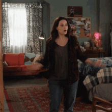 What Took You So Long Emily Hampshire GIF