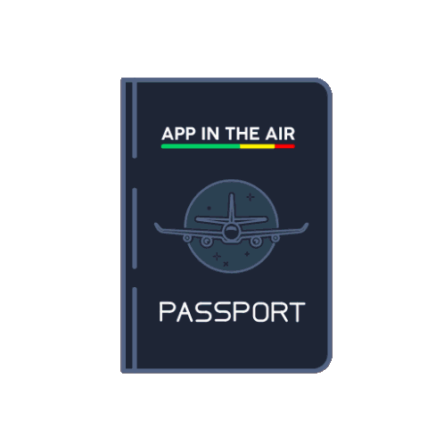 Appintheair Passport Sticker - Appintheair Passport Trip Stickers