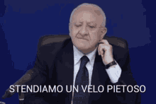 Vincenzo De Luca Velo Pietoso GIF - Vincenzo De Luca Velo Pietoso GIFs