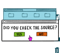 Did You Check The Source Fact Check Sticker - Did You Check The Source Check The Source Fact Check Stickers
