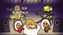 gudetama egg band singing