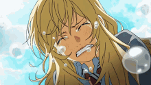 Your Lie In April Anime GIF - Your Lie In April Anime Crying GIFs