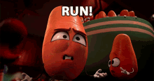 Run Carrots GIF - Run Carrots Afraid GIFs