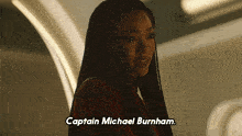 Captain Michael Burnham U S S Discovery Captain Burnham GIF - Captain Michael Burnham U S S Discovery Captain Burnham Star Trek Discovery GIFs