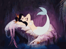 Mermaid The Little Mermaid GIF - Mermaid The Little Mermaid Thinking GIFs