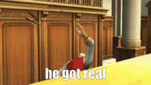 Get Real He Got Real GIF - Get Real He Got Real Apollo Justice GIFs
