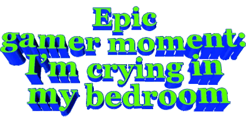 Epic Gamer Moment Im Crying Sticker - Epic Gamer Moment Gamer Moment Im Crying Stickers
