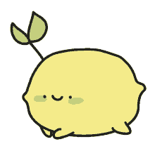 tea cartoon cute simple lemon