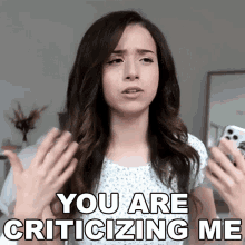 You Are Criticizing Me Imane Anys GIF - You Are Criticizing Me Imane Anys Pokimane GIFs