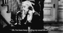 Sin Busy GIF - Sin Busy Ivebeenbusyleadingmyusuallifeofsin GIFs