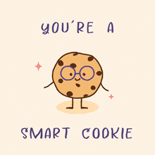 You'Re A Smart Cookie World Compliment Day GIF - You'Re A Smart Cookie World Compliment Day March 1 GIFs