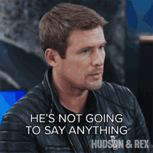 Hes Not Going To Say Anything Charlie Hudson GIF