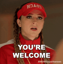 You'Re Welcome Coach Campanelli GIF - You'Re Welcome Coach Campanelli Wow Women Of Wrestling GIFs