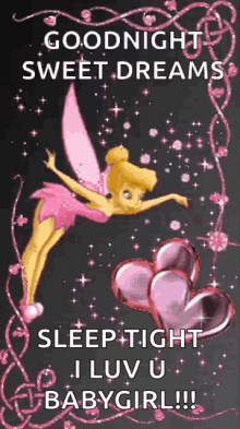 Sweet Dreams Tinker Bell GIF